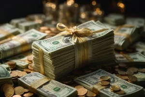 تصویری از جمع کردن پول