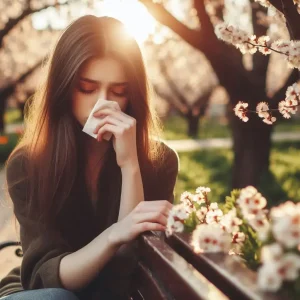 تصویر یک زن درحال اشک ریختن